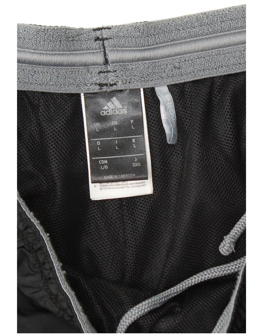 Мужские спортивные шорты ADIDAS Climalite, большие черные, полиэстер