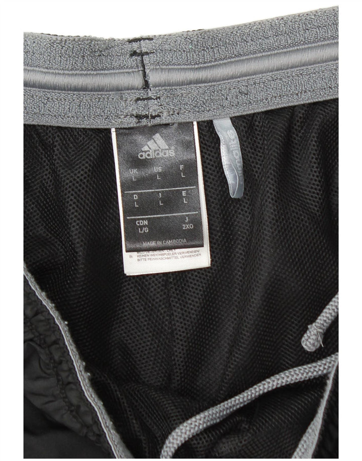 Мужские спортивные шорты ADIDAS Climalite, большие черные, полиэстер