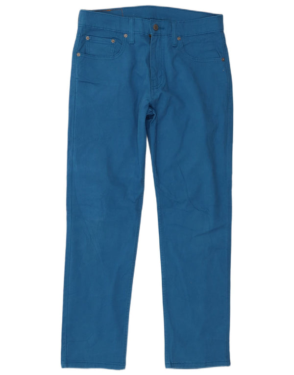 Мужские повседневные зауженные брюки Levi's 502 W30 L30 синие, хлопок