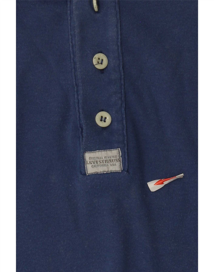 Мужской топ Levi's с длинным рукавом XL, синий хлопок
