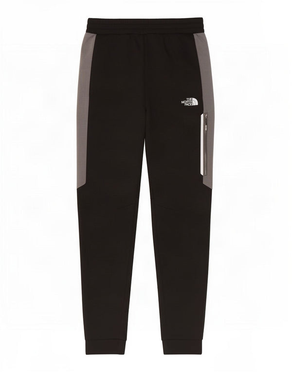 Мужские спортивные брюки The North Face, брюки-джоггеры, маленькие черные, с цветными блоками