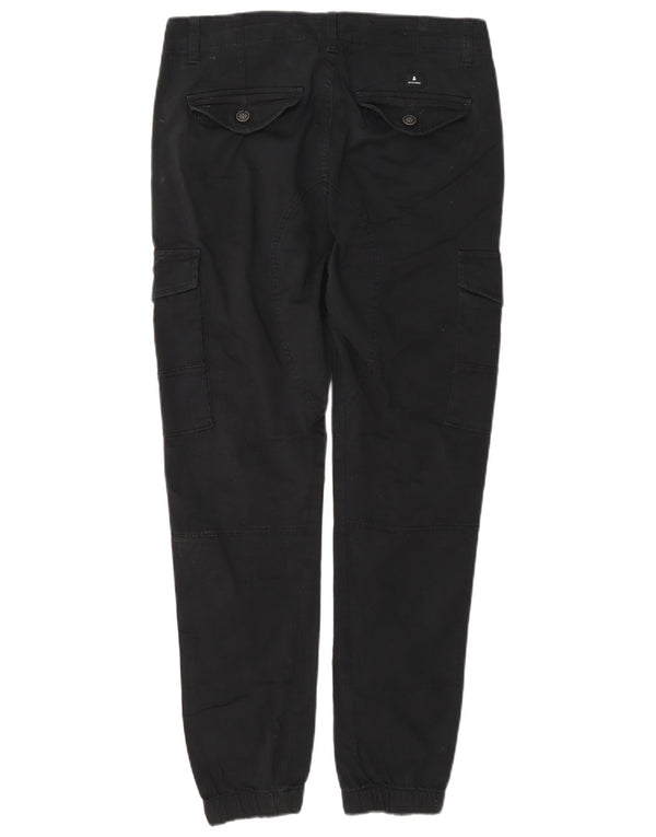 Мужские брюки-карго Jack & Jones W29 L32, черный хлопок