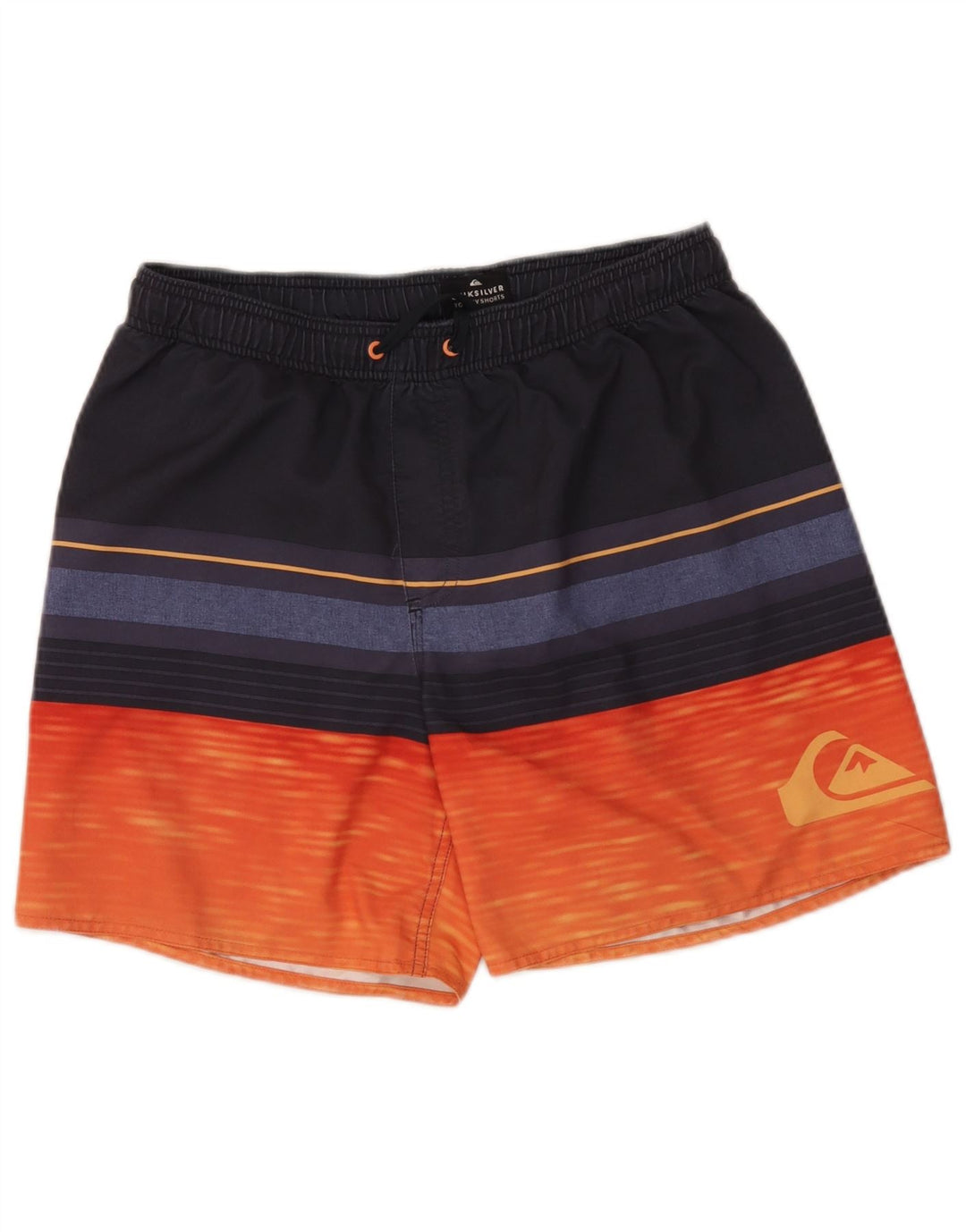 Мужские шорты для плавания Quiksilver с рисунком, средние, разноцветные в полоску