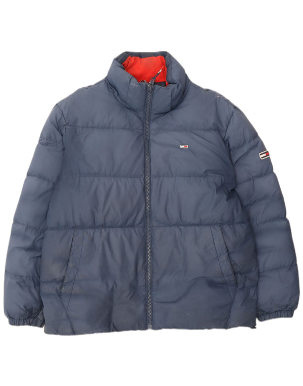 Мужская стеганая куртка Tommy Hilfiger UK 42 XL темно-синяя, полиэстер