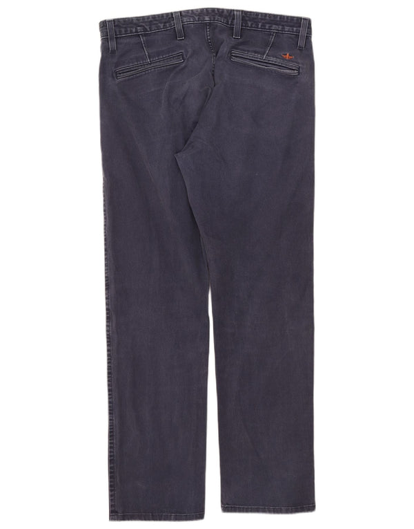 Мужские прямые брюки-чиносы Dockers W33 L30 темно-синие, хлопок