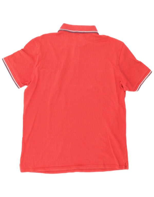 Trussardi Mens Polo Shirt 2XL Red Striped