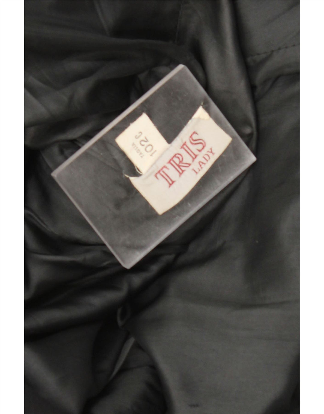 ВИНТАЖНОЕ Женское Пальто UK 14 Среднее Черное