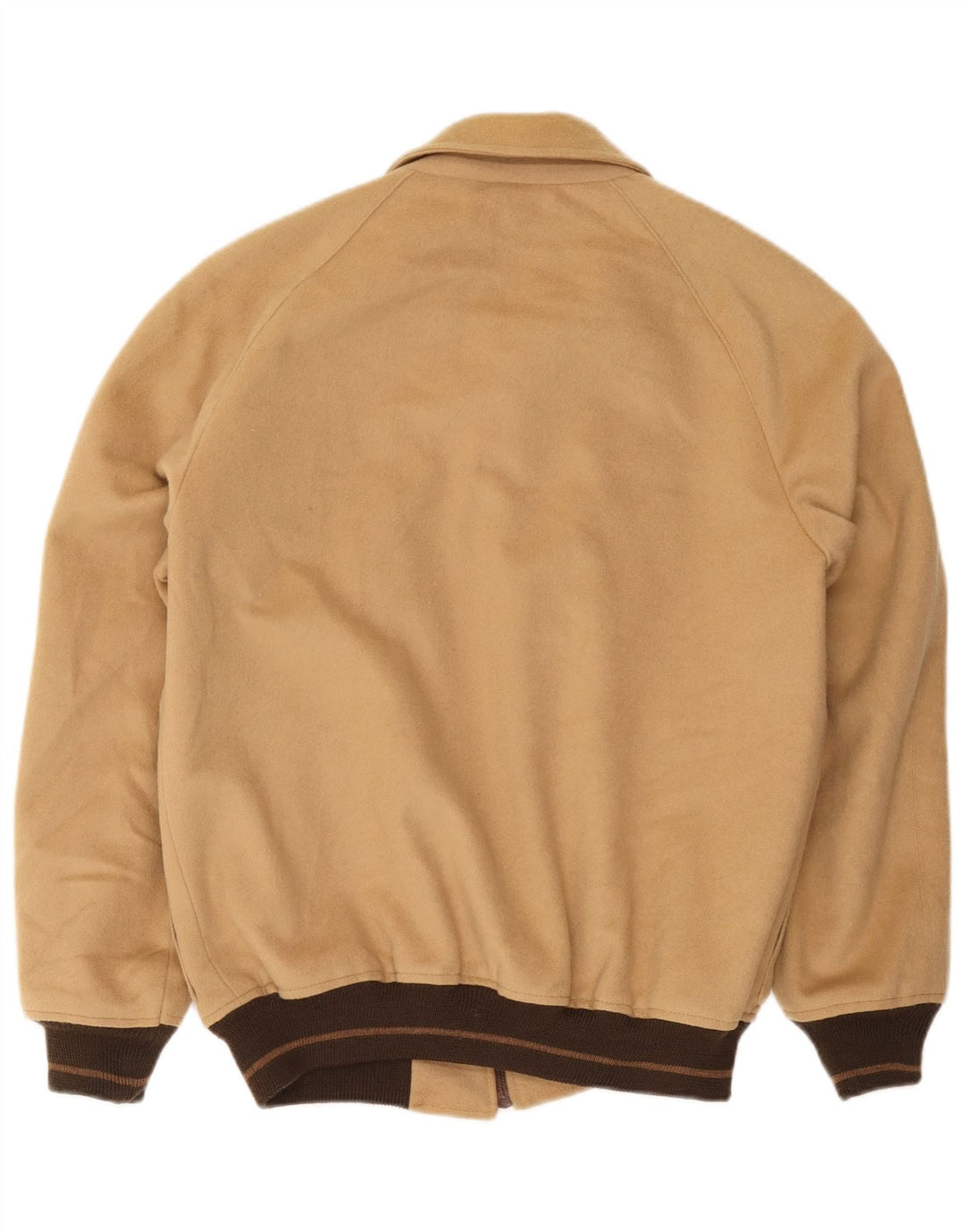 Винтажная мужская куртка-бомбер UK 38 средний бежевый