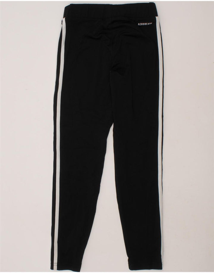 ADIDAS Girls Leggings 9-10 Years  Black Polyester Vintage Adidas and Second-Hand Adidas from Messina Hembry 