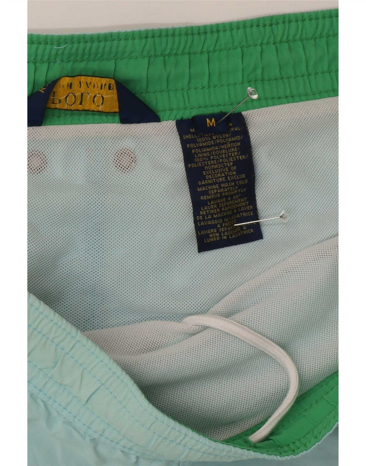 Мужские шорты для плавания Polo Ralph Lauren, нейлон среднего синего цвета