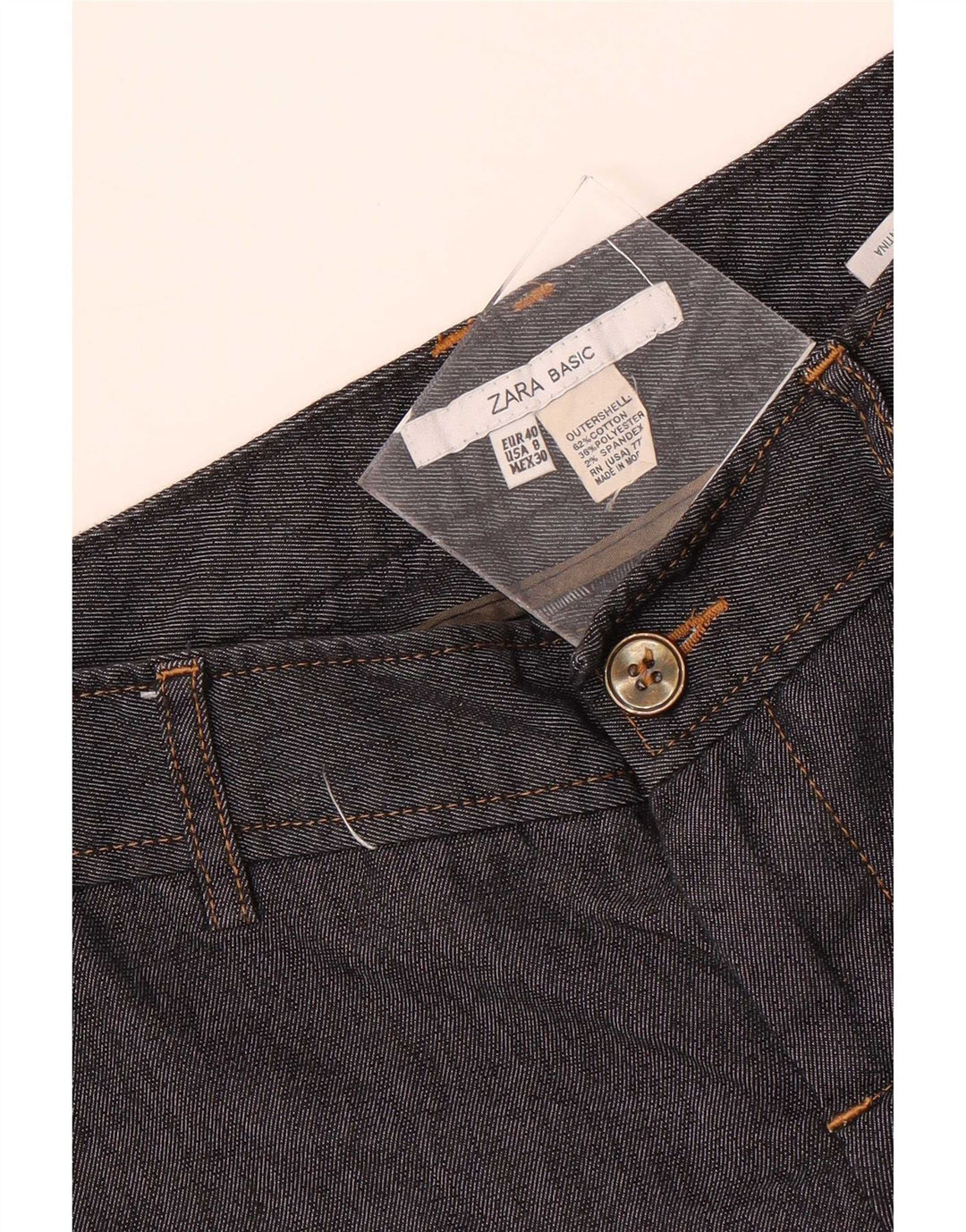 Женские шорты чинос Zara EU 40 Medium W30, черный хлопок