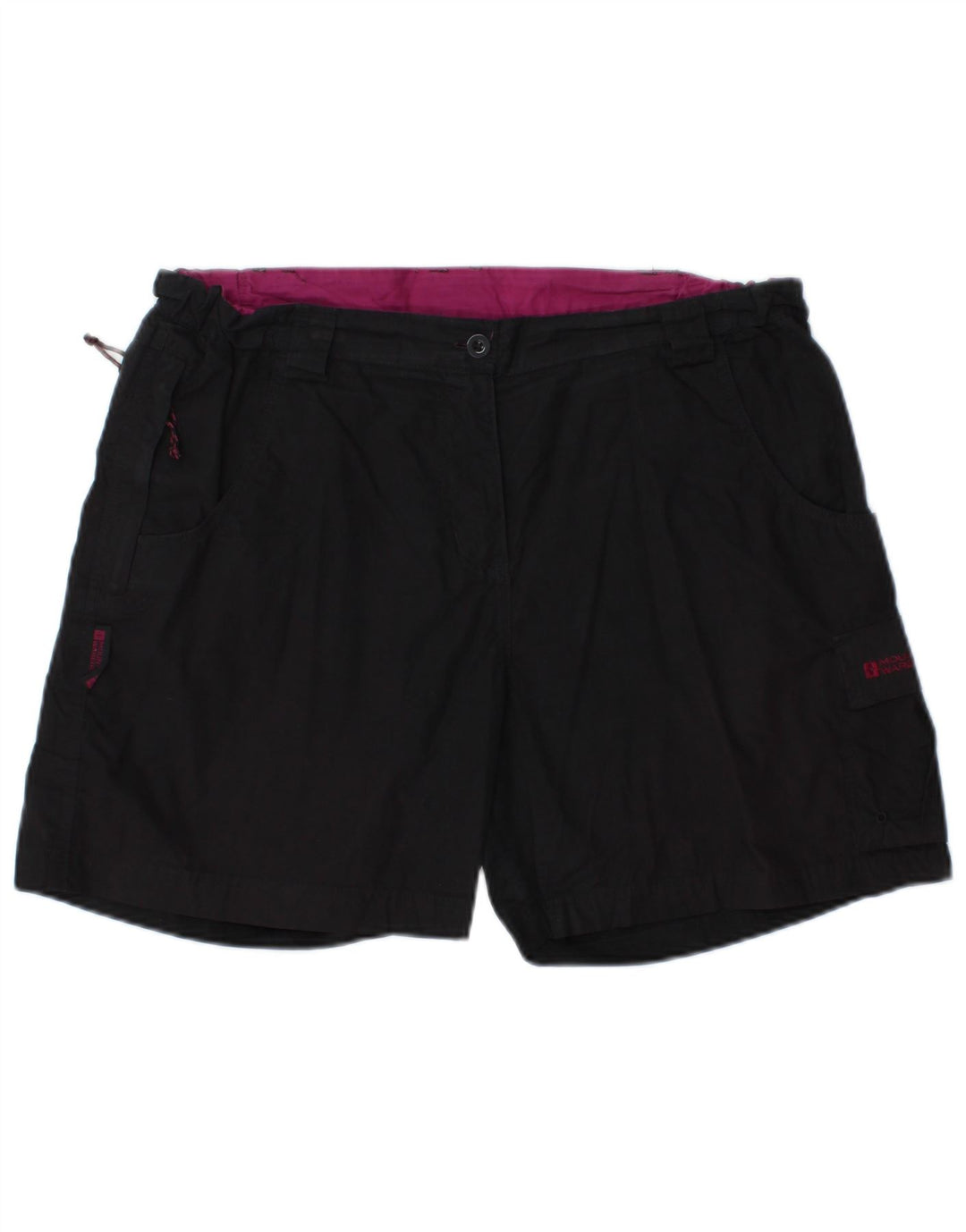 MOUNTAIN WAREHOUSE Женские шорты карго UK 14, большие W32, черный полиэстер