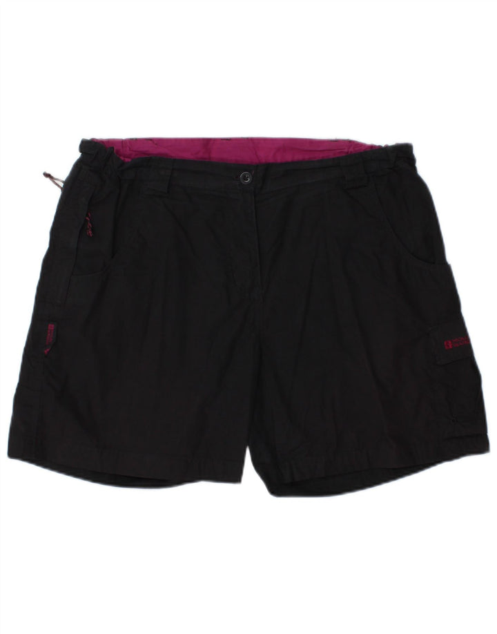 MOUNTAIN WAREHOUSE Женские шорты карго UK 14, большие W32, черный полиэстер