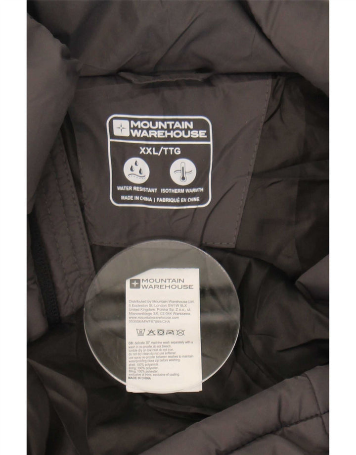 Мужской утепленный жилет Mountain Warehouse UK 44 2XL, серый полиамид