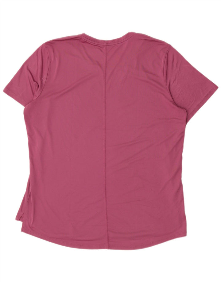 Женская футболка с рисунком NIKE Dri Fit UK 18 XL, розовая