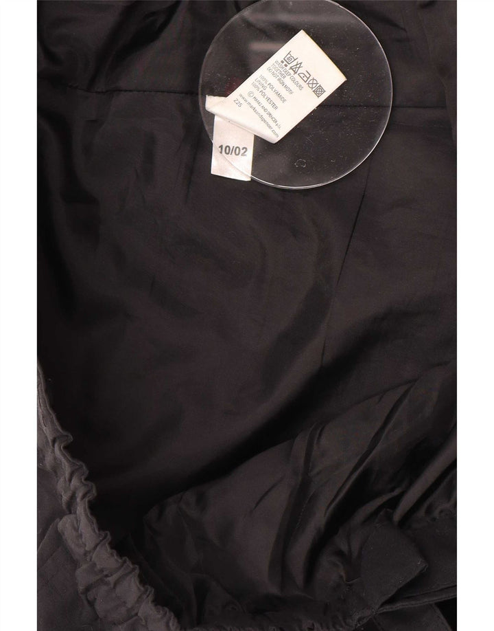 Мужские брюки-ветровки Marks & Spencer, большие W36 L31, черные из полиамида