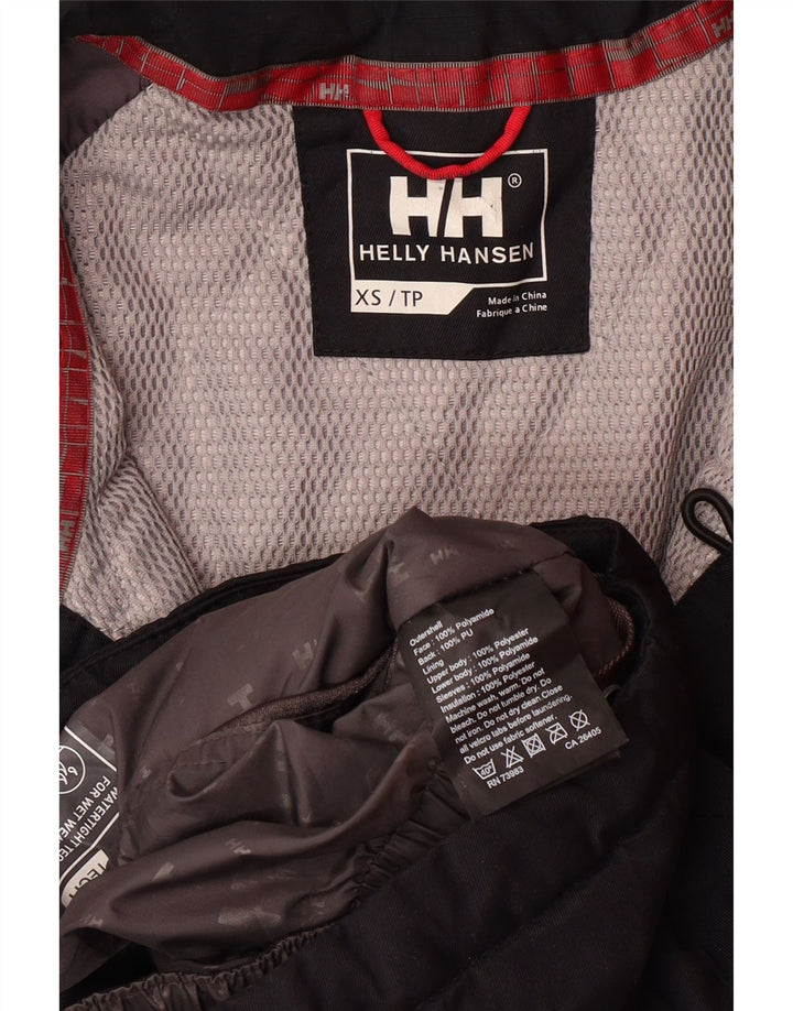 Мужская ветровка HELLY HANSEN с графическим рисунком UK 34 XS, черная с цветными блоками