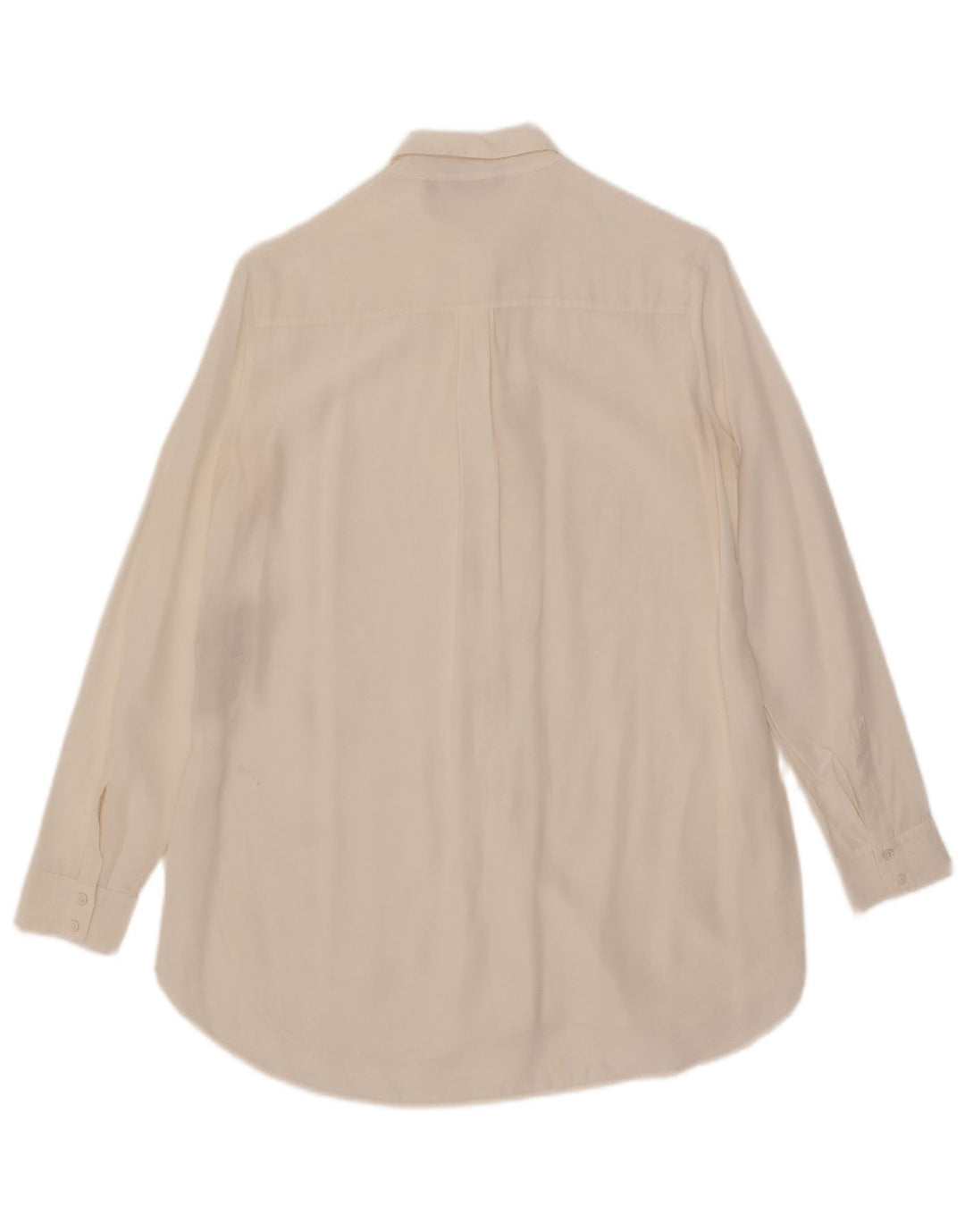 Massimo Dutti Женская Блузка-Рубашка EU 36 XS Белый Шелк