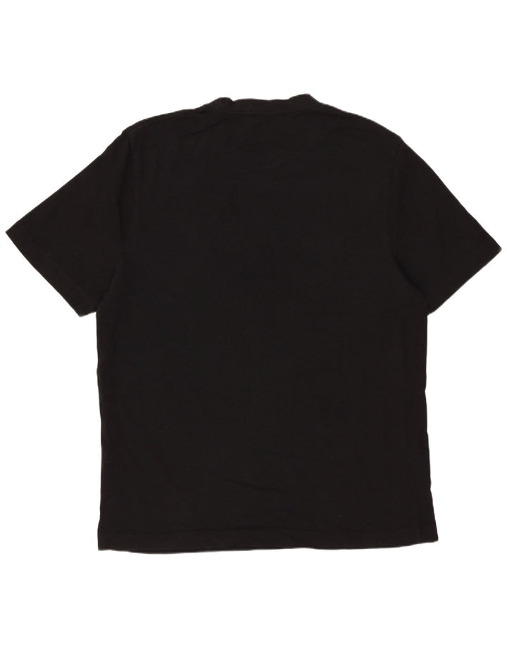 Мужская футболка ZARA Top XL, черный хлопок