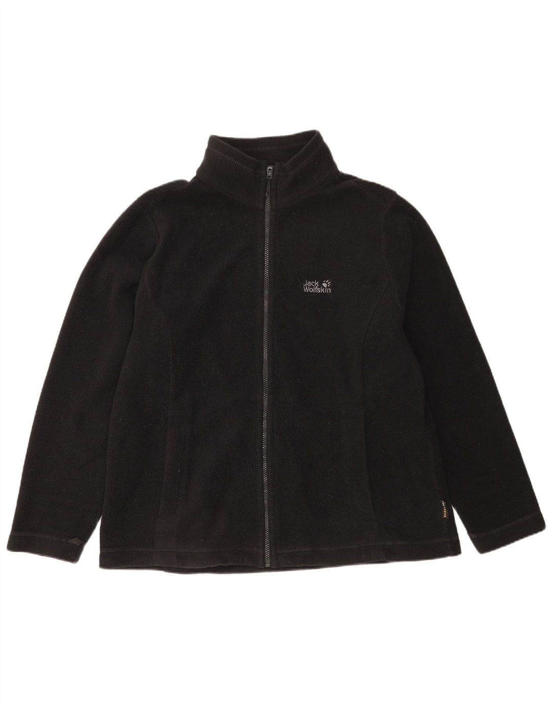 Мужская флисовая куртка Jack Wolfskin UK 40, большая черная, полиэстер