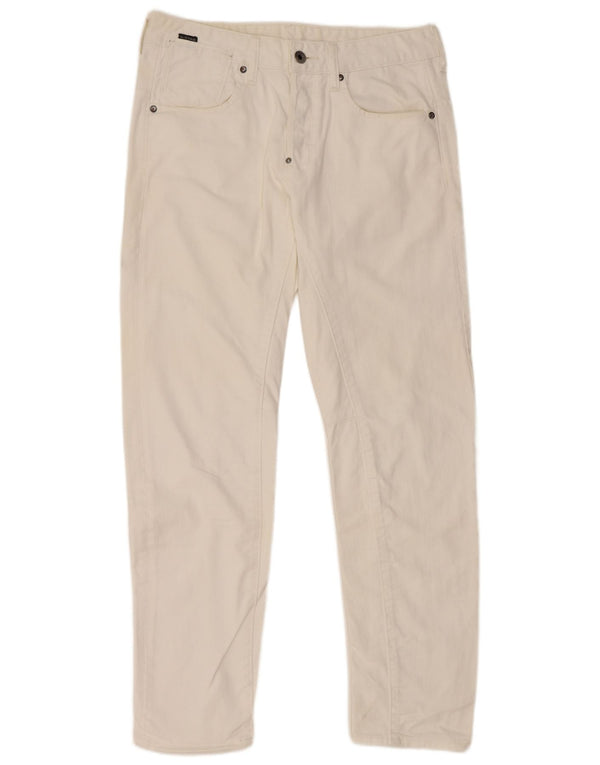 Мужские прямые джинсы G-STAR W32 L32, белый хлопок