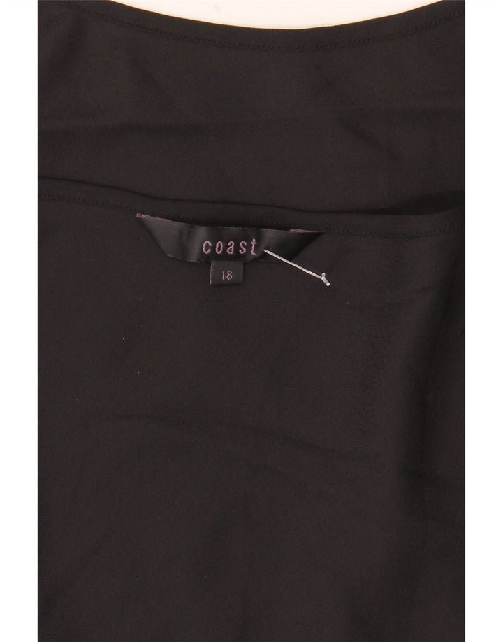 Женское платье-комбинация Coast UK 18 XL, черное