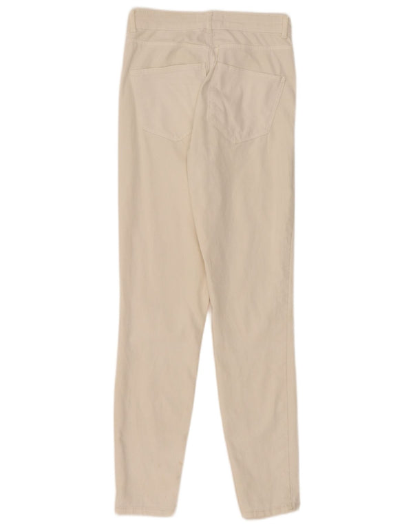 Женские джинсы скинни Zara EU 24 2XS W24 L29, белый хлопок