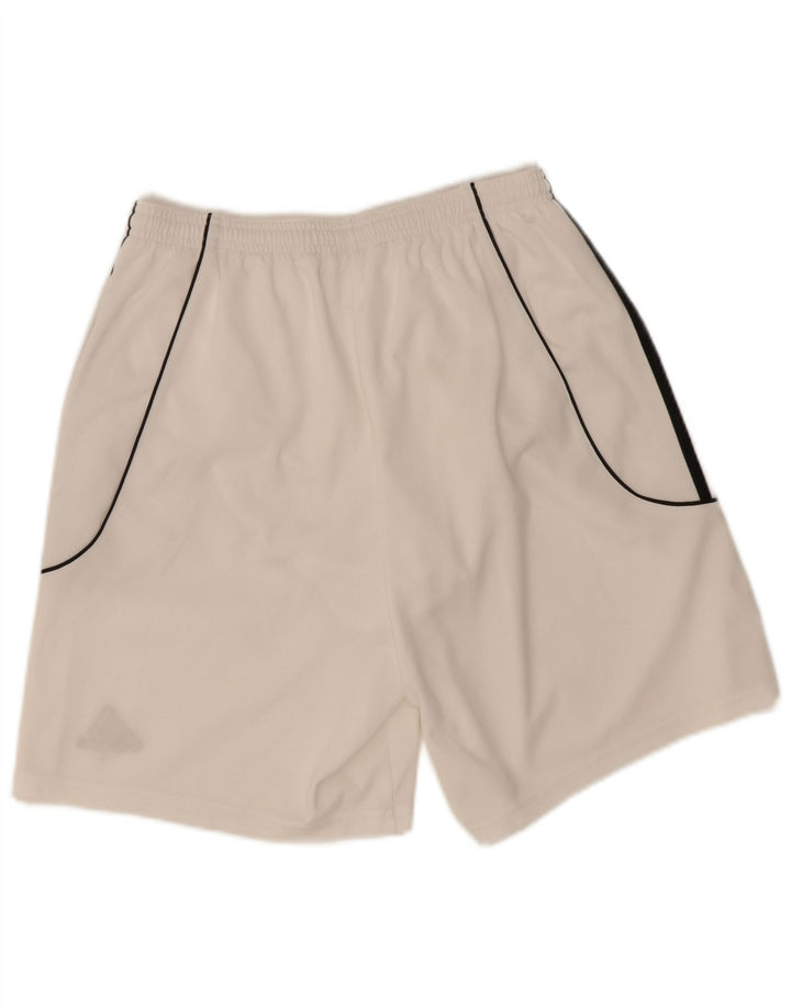 Мужские спортивные шорты Adidas Climalite, большой белый полиэстер