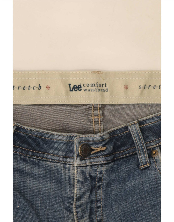 Джинсы Lee женские прямые стрейч W32 L30 синие
