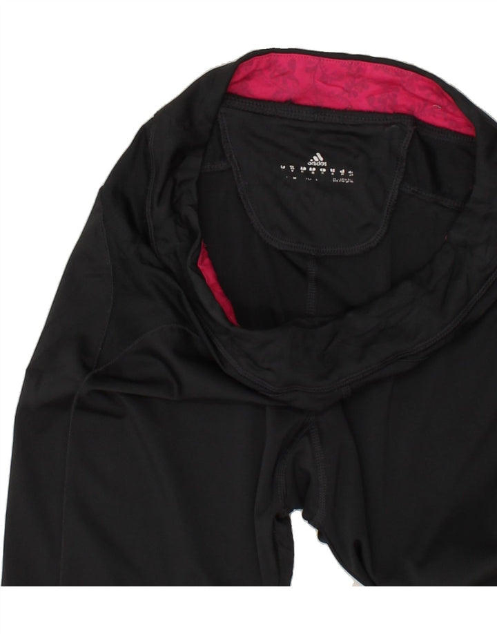 ADIDAS Womens Leggings UK 10 Small  Grey Vintage Adidas and Second-Hand Adidas from Messina Hembry 