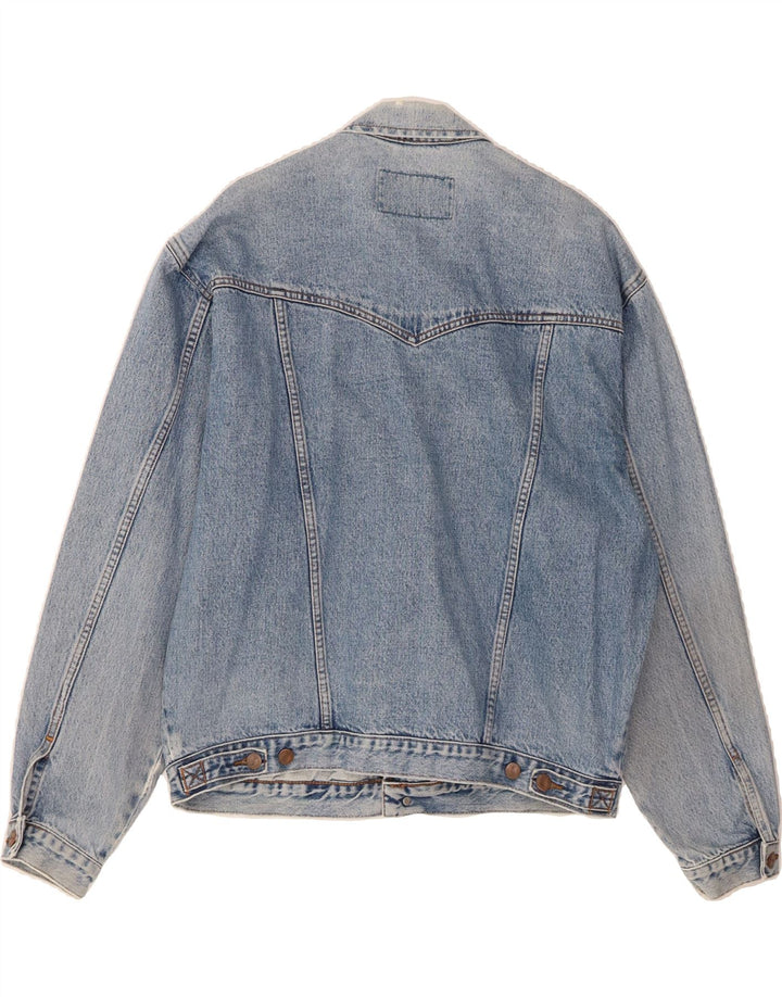 WRANGLER Mens Denim Jacket UK 40 Large Blue Cotton Vintage Wrangler and Second-Hand Wrangler from Messina Hembry 
