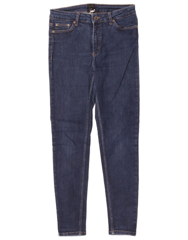 John Lewis Womens Skinny Jeans UK 10 Small W28 L29 Blue Cotton