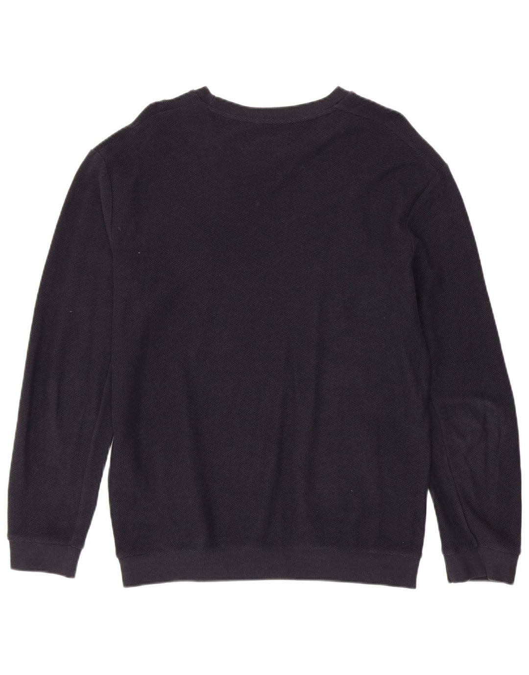 Мужской свитер ZARA с круглым вырезом XL, темно-синий, хлопок