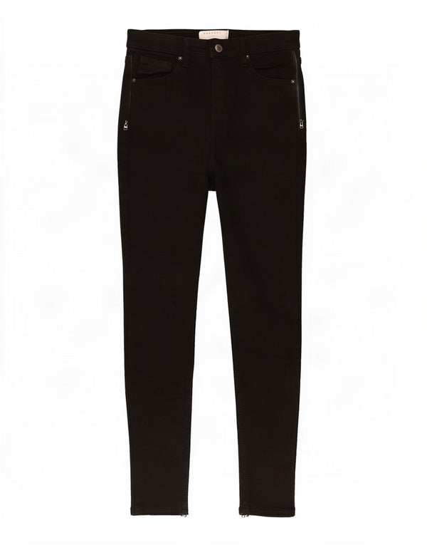 Женские джинсы скинни Topshop Jamie W28 L30, черный эластан