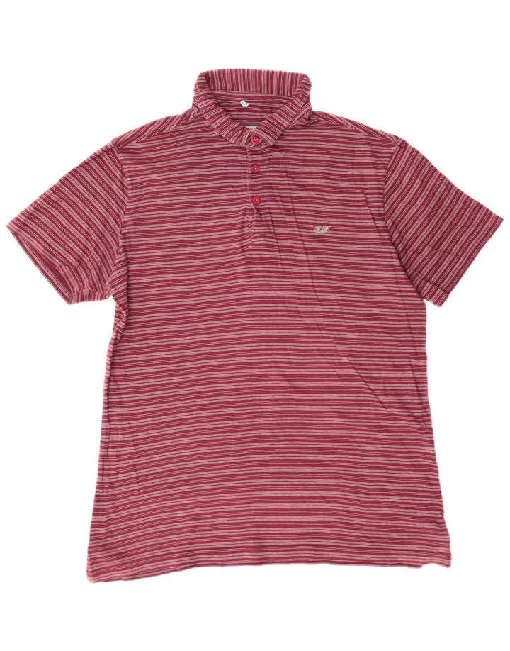 Carrera Mens Medium Maroon Striped Хлопок