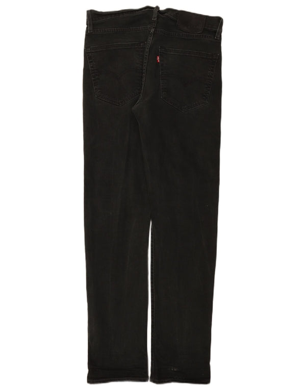 Мужские узкие джинсы Levi's W30 L32, черный хлопок