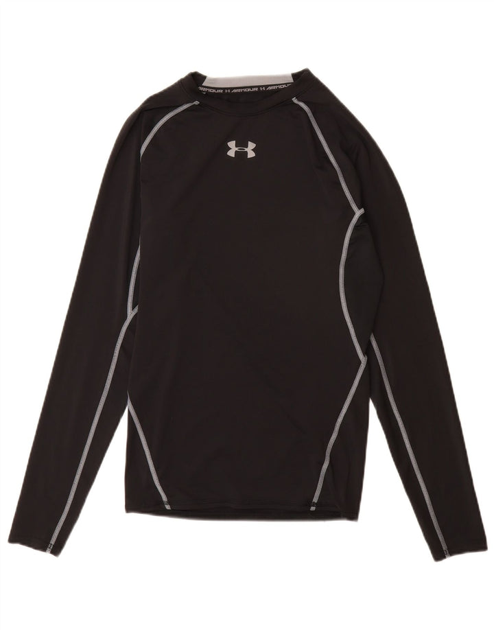 Мужской компрессионный топ с длинным рукавом Under Armour, средний черный