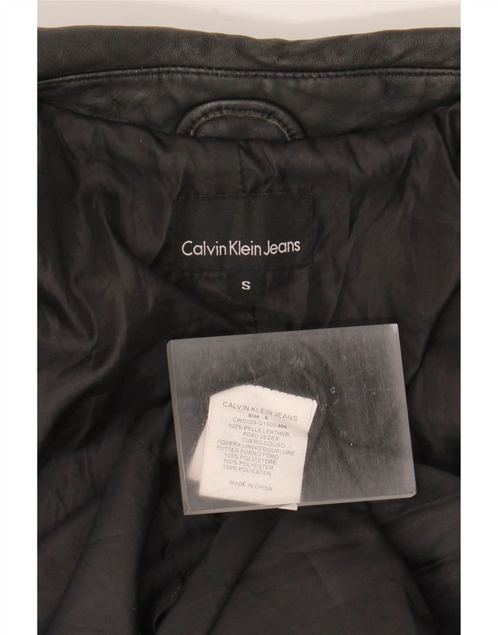 Женский пиджак на 1 пуговице Calvin Klein Jeans UK 10, маленький черный
