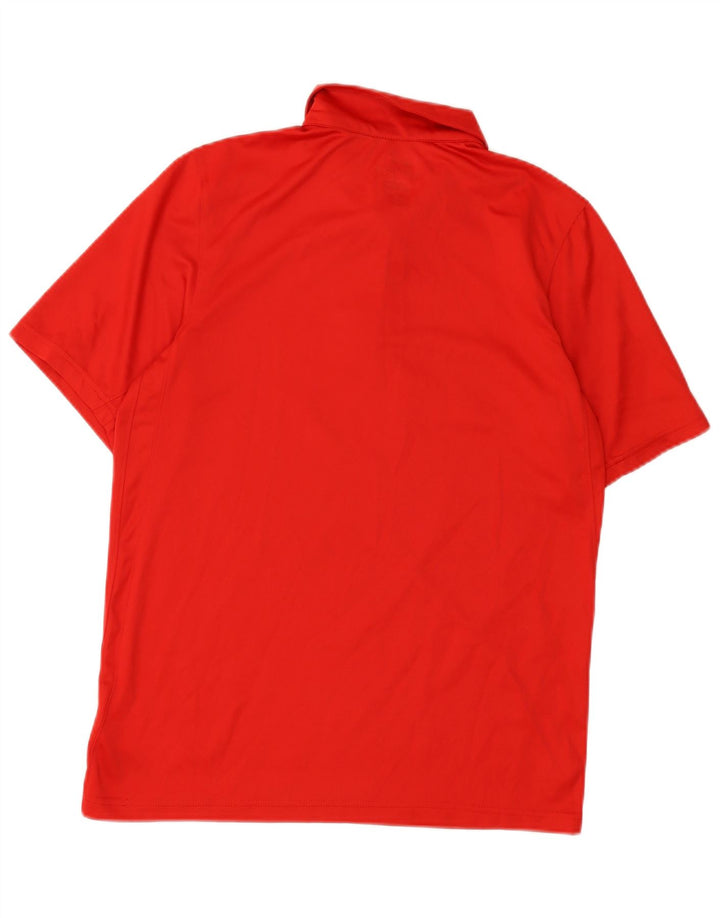 Мужская рубашка-поло Nike Dri Fit, маленький красный полиэстер