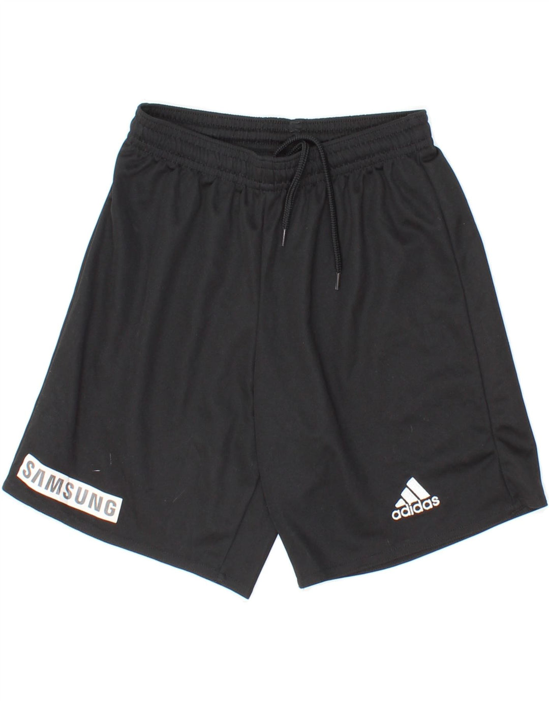 ADIDAS Boys Climalite Sport Shorts 9-10 Years Black Polyester Vintage Adidas and Second-Hand Adidas from Messina Hembry 