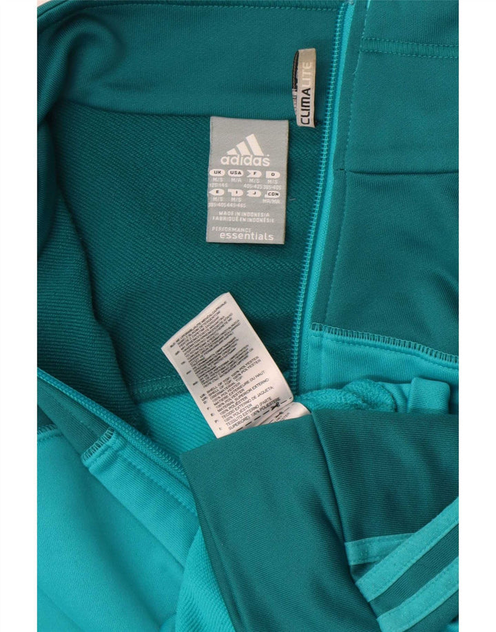 Женская спортивная куртка Adidas Climalite UK 12/14, средний зеленый