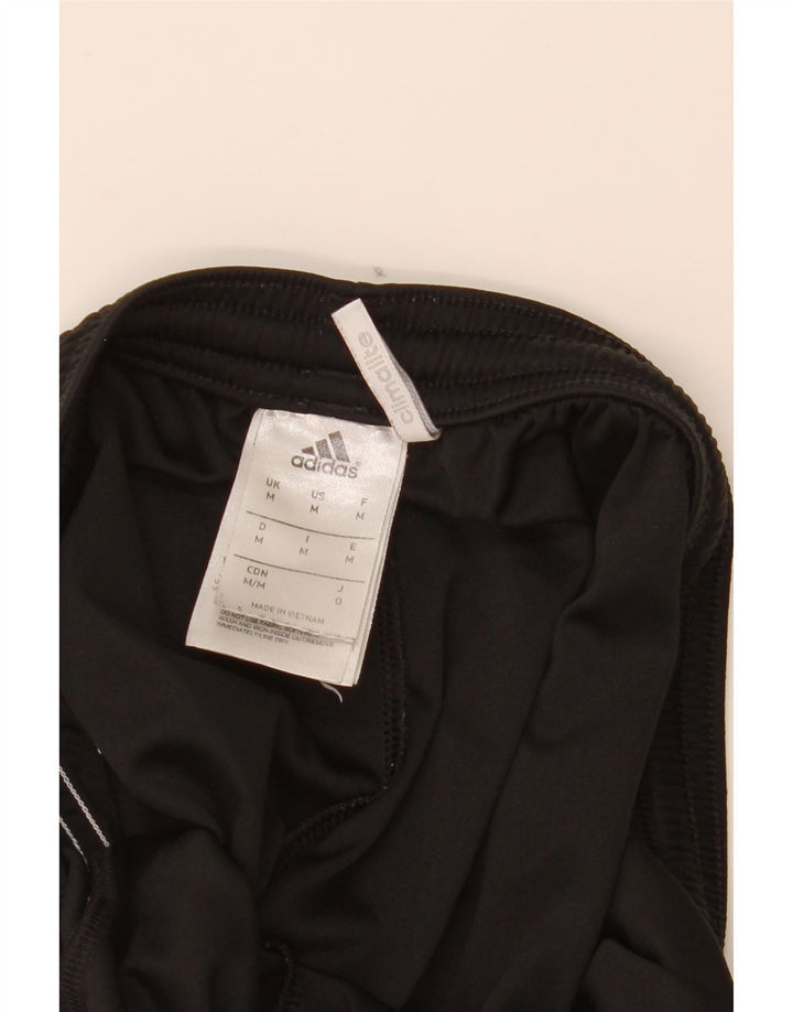 Мужские спортивные шорты Adidas Climalite, средние черные полиэстер с цветными блоками