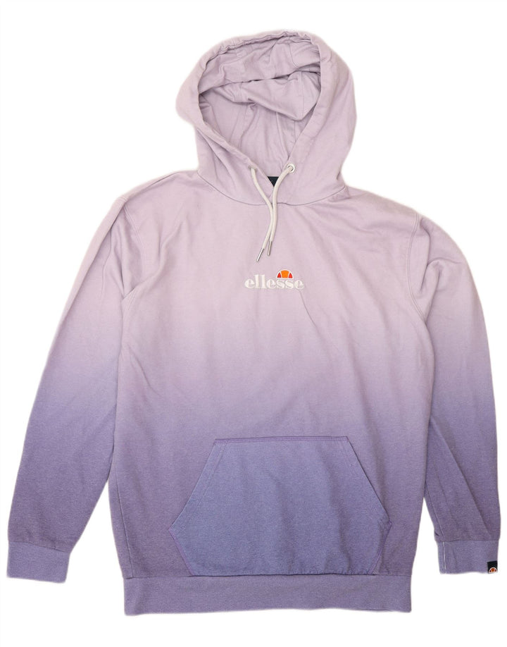 Мужской джемпер с капюшоном Ellesse с рисунком тай-дай, средний фиолетовый, полиэстер