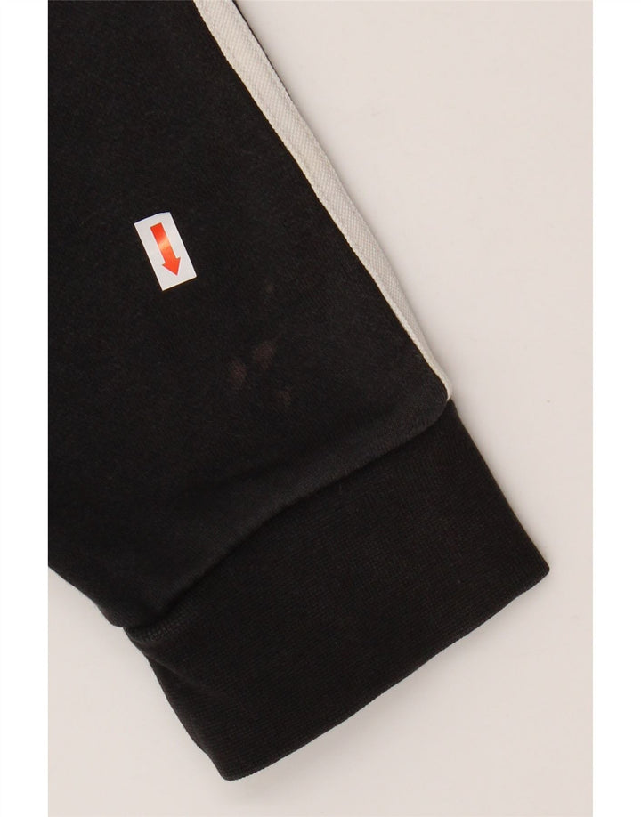 Мужской свитер с капюшоном на молнии ADIDAS, большой черный, хлопковый