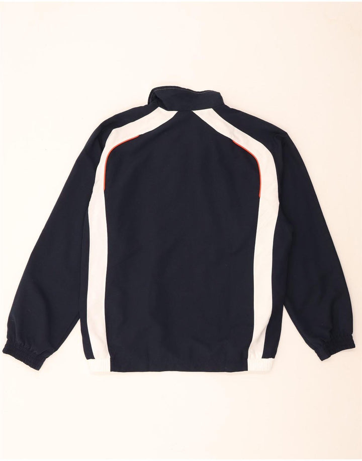 Мужская спортивная куртка Adidas UK 42/44, большой белый полиэстер с цветными блоками