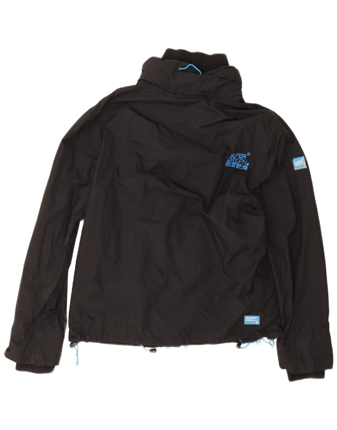 Мужская ветровка-дождевик Superdry UK 42 XL, черный нейлон