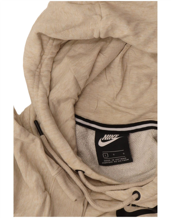 Мужской джемпер с капюшоном Nike, большой, бежевый