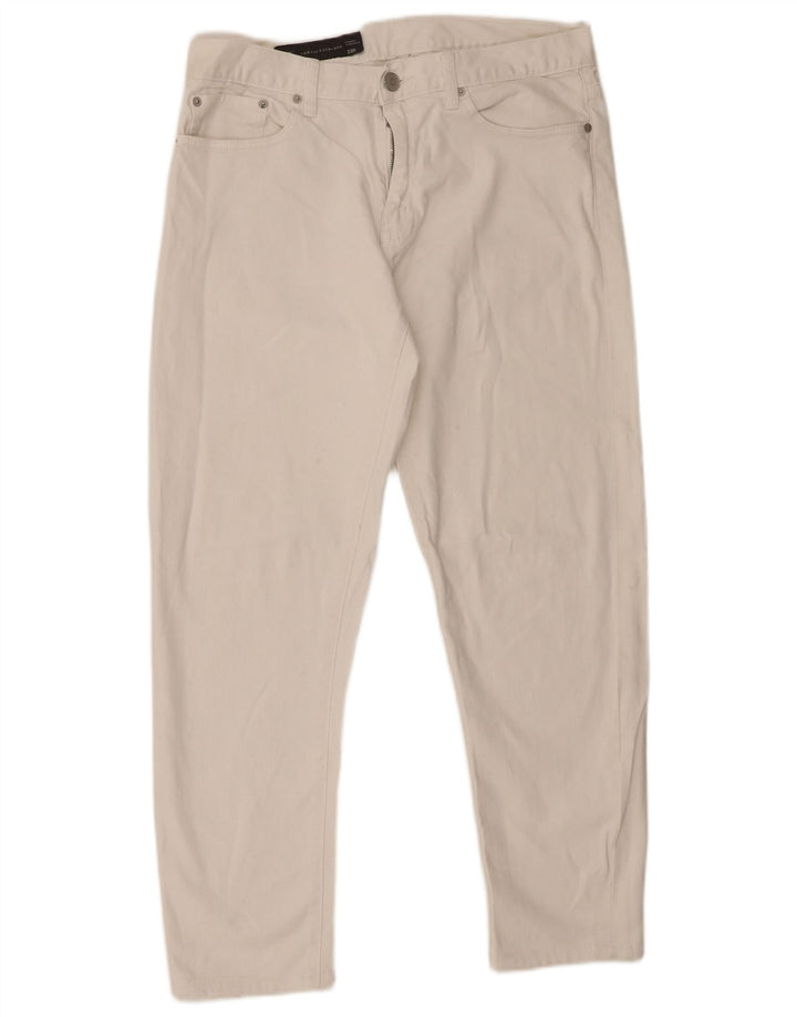 Мужские джинсы Armani Exchange Slim W33 L28, белый хлопок
