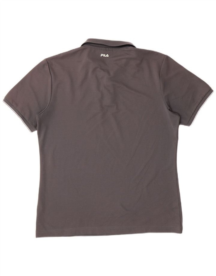 Рубашка поло мужская FILA большая серая