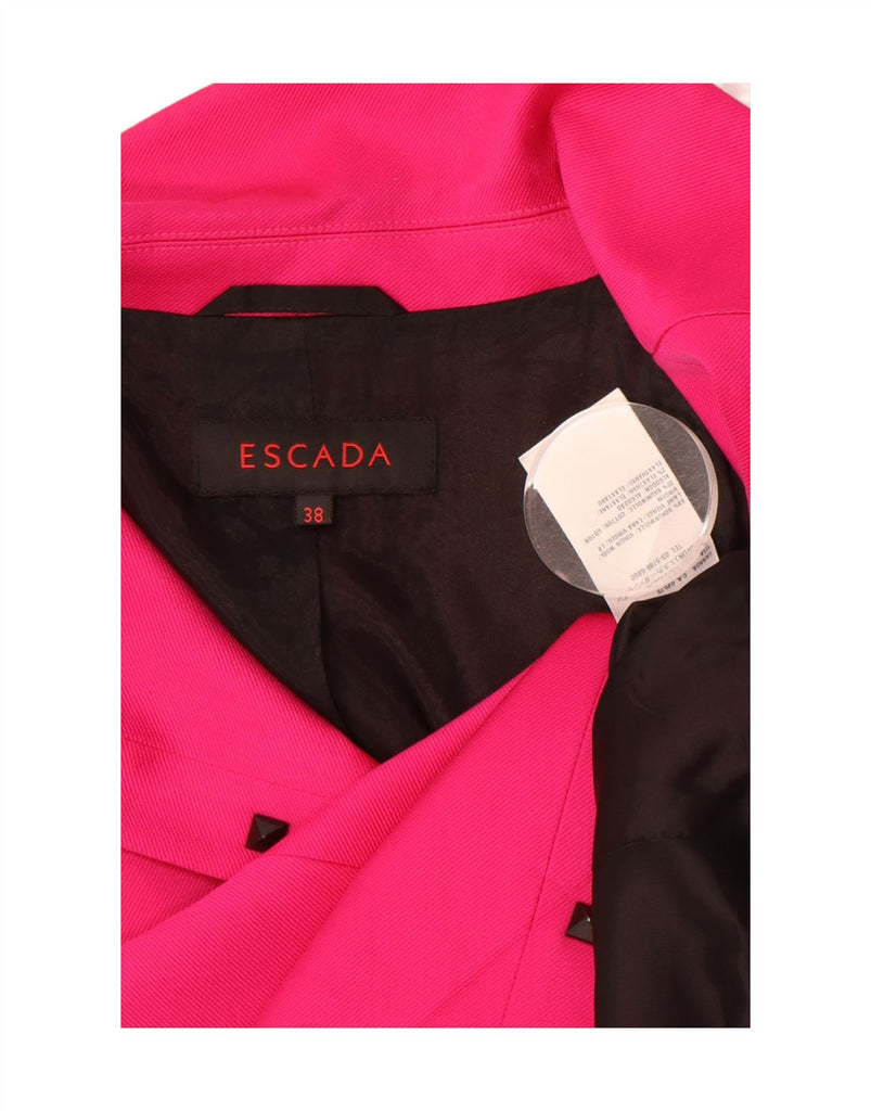 ESCADA Womens Blazer Jacket EU 38 Medium Pink Wool Vintage Escada and Second-Hand Escada from Messina Hembry 